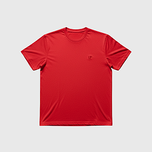 Camisa Masculina Malha 65% Poliester 35% Viscose Vermelho - Bordado