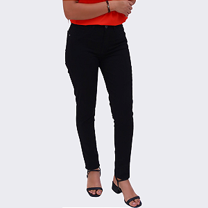 (Kit 10) Calça Feminina Brim Com Elastano Rio Negro