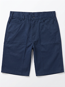 Kit 3 Bermudas de Brim Masculina Azul Marinho Casual