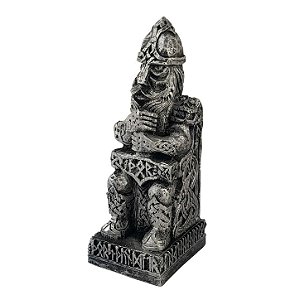 Estátua Deus Thor em Resina 18,5cm – Cor: Prata
