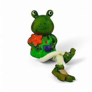 Estatueta Sapa Pernas em Resina – Animal de Poder, Alquimia e Transformação Mística