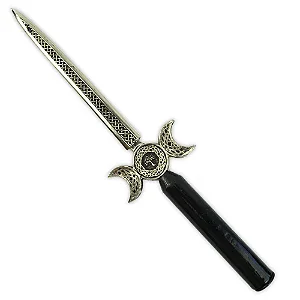 Athame de Altar Triluna – Instrumento de Poder e Vontade (22cm)