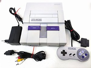 Super Nintendo Usado SNS-001 c/ 01 Controle