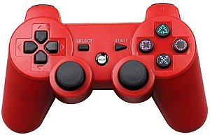 Controle PS3 Dualshock Vermelho Dazz