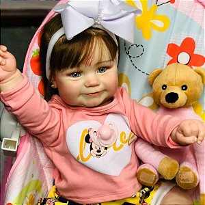 Bebe Reborn Princesa Banho Silicone Realista Menina em Promoção é