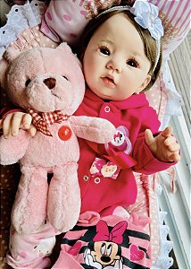 BEBÊ REBORN ORIGINAL AURORA MEGA REALISTA TODA EM SILICONE MARAVILHOSA