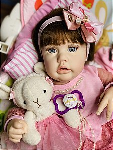 BEBÊ REBORN MEGA REALISTA LENITA TODA EM SILICONE BEBEZINHO QUASE REAL -  Maternidade Mundo Baby Reborn