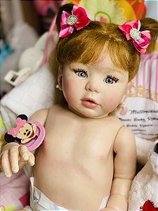 BONECA BEBÊ REBORN LOIRA, 12x s/ juros e frete grátis! - BEBÊ REBORN  BONECAS REALISTAS