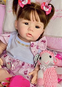 BEBÊ REBORN ABIGAIL REALISTA MOLINHA PODE DAR BANHO FOFURA ESPECIAL DIA DAS  CRIANÇAS - Maternidade Mundo Baby Reborn