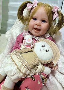 BEBÊ REBORN MENINA PAQUITINHA MEGA REALISTA QUASE UM BEBEZINHO REAL