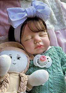 BEBÊ REBORN MENINA JULIA MEGA REALISTA