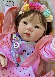BEBÊ REBORN MEGA REALISTA BEATRIZ  LINHA PRIME QUASE UM BEBEZINHO REAL