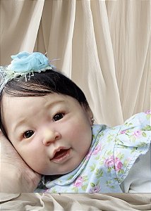 BEBÊ REBORN MEGA REALISTA MEI MEI JAPONESINHA PRONTA ENTREGA