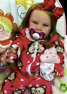 BEBÊ REBORN MENINA MEGA REALISTA BRENDA QUASE UMA CRIANÇA REAL