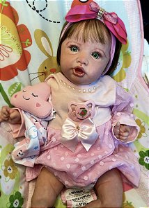 BEBÊ REBORN MENINA MEGA REALISTA RAFINHA  TODA MALEÁVEL