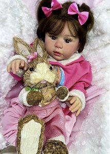 BEBÊ REBORN MENINA MEGA REALISTA CLARINHA MEIGUINHA