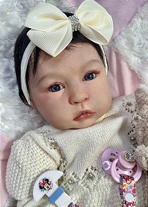 BEBÊ REBORN MENINA MEGA REALISTA BIA  QUASE UMA CRIANÇA CHARLOTTE