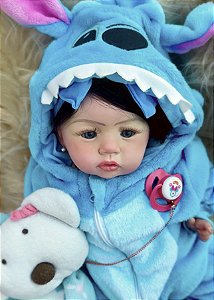 BEBÊ REBORN BONECA MENINA MILLY CORPINHO SUEDE MOLINHO