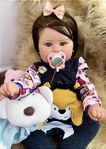 BEBÊ REBORN BONECA ALICIA MEGA REALISTA SILICONE