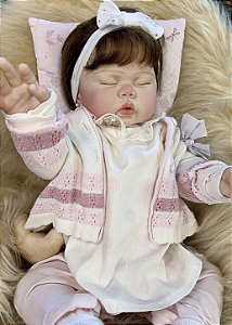 BEBÊ REBORN MENINA JUMA MEGA REALISTA TODA EM SILICONE