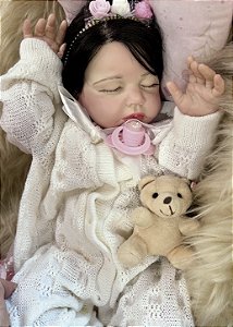 BEBÊ REBORN CORPO DE SILICONE REALISTA NATALLY