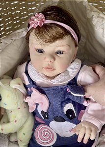 BEBÊ REBORN BONECA CORPO DE SILICONE REALISTA KELLITA PRONTA ENTREGA