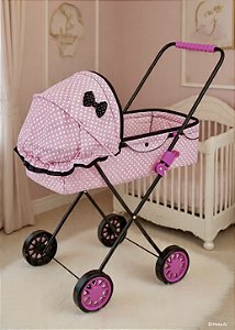 Carrinho De Boneca Bebê Reborn Luxo