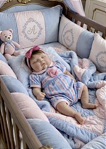 BEBÊ REBORN SILICONE SÓLIDO ORIGINAL MOLINHO FOFY 35 CM