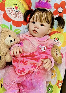 BEBÊ REBORN KYLIN HIPER REALISTA TODA EM SILICONE SUPER LUXUOSA