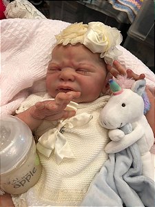 Bebe Reborn Miracle Toda Em Silicone Perfeicao Pronta Entrega Maternidade Mundo Baby Reborn