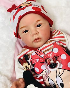 Boneca Bebe Reborn Yasmin Linda Flor Cegonha Reborn Dolls Mais 24  Acessórios 48cm - Chic Outlet - Economize com estilo!