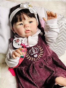 Latest new 58cm Silicone Reborn Baby Dolls Boneca Reborn Realista