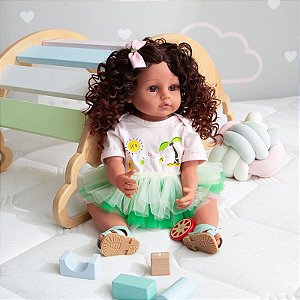 Bebe Reborn Cacau Hiper Realista Toda Em Silicone Molinho Imperdivel Maternidade Mundo Baby Reborn