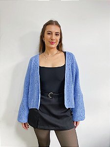 Cardigan Tricot Mousse Dallas curto