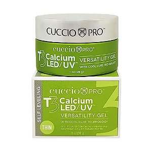 Gel T3 Led-Uv Calcium Cuccio Pro - 28g