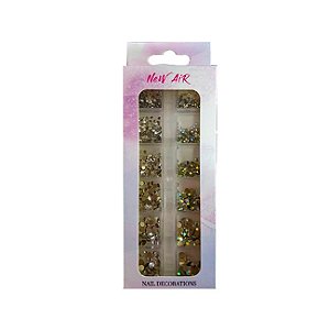 Strass Cristais Diamante Decoração Unhas Gel Pedraria New Air