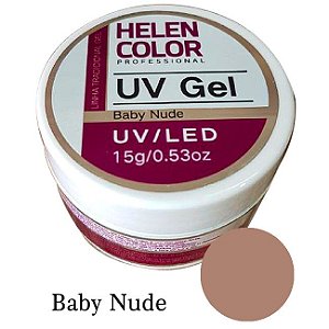 Gel Linha Baby Nude Helen Color Uv Led Unha Acrygel 15g - 3 Unidades