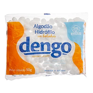Algodão Hidrófilo Bola 50g Dengo