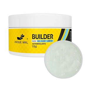 Gel Hard Builder Clear  Unique Nail 25g - 3 Unidades