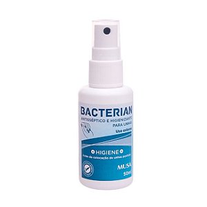 Bacterian Antisséptico para Unhas 50 ml - 3 Unidades