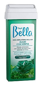 Cera Depilatória Roll-On Depil Bella Algas com Menta 100g
