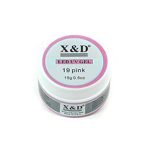 Gel para unhas - X&D de 15g 19 pink (alongamento) uv/led ( Consulte Disponibilidade de Estoque )