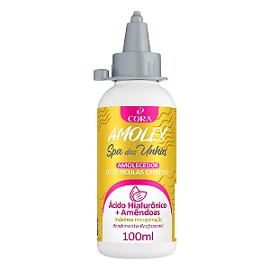 Amolecedor de Cutículas Cora (Amolex) Ácido Hialurônico + Amêndoas 100ml