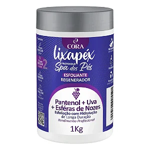 Esfoliante Spa dos Pés Cora (Lixapéx) Pantenol + Uva Potão 1kg
