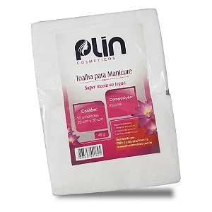 Toalha para Manicure 50un Plin
