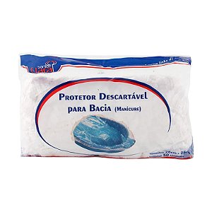 Protetor Descartável para Bacia (Manicure) 12un Santa Clara
