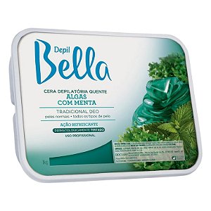 Cera Barra Algas com Menta 1kg - Depil Bella