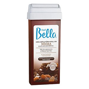 Cera Roll-On Cacau e Óleo de Amêndoas 100g - Depil Bella