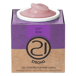 Nails 21 Gel Strong Soft Pink
