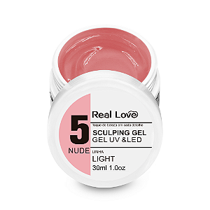Gel Real Love Nude 5 - Linha Light 30ml